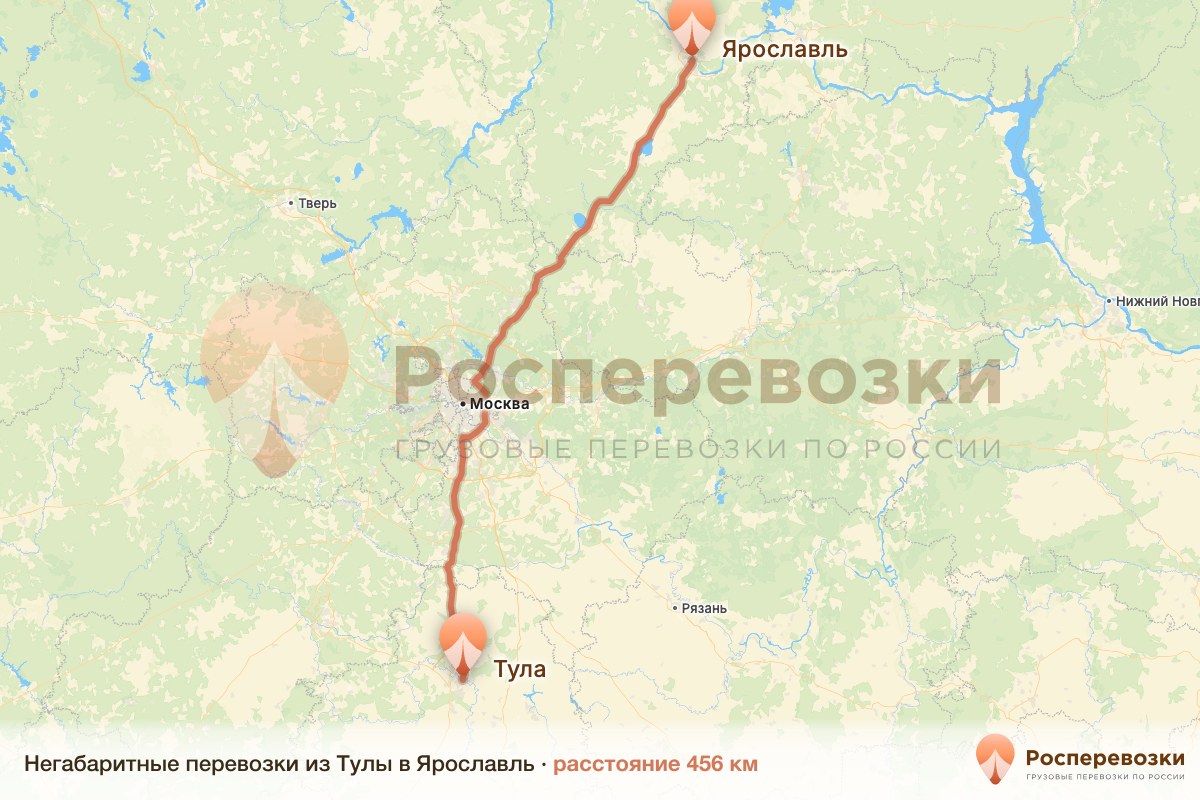 Негабарит Тула Ярославль