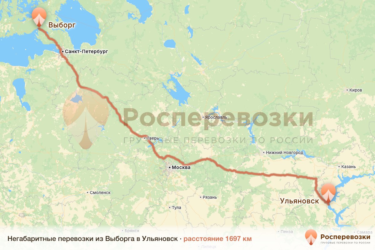 Негабарит Выборг Ульяновск