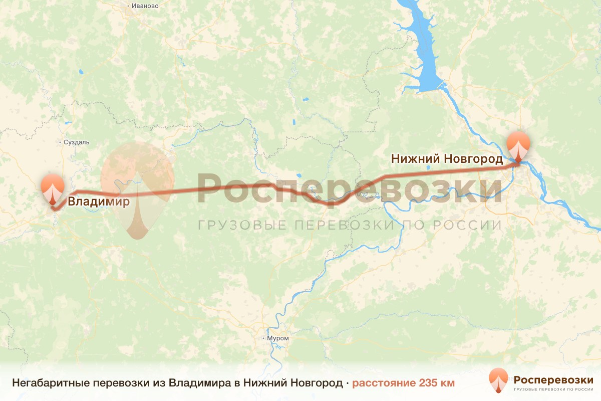 Негабарит Владимир Нижний Новгород