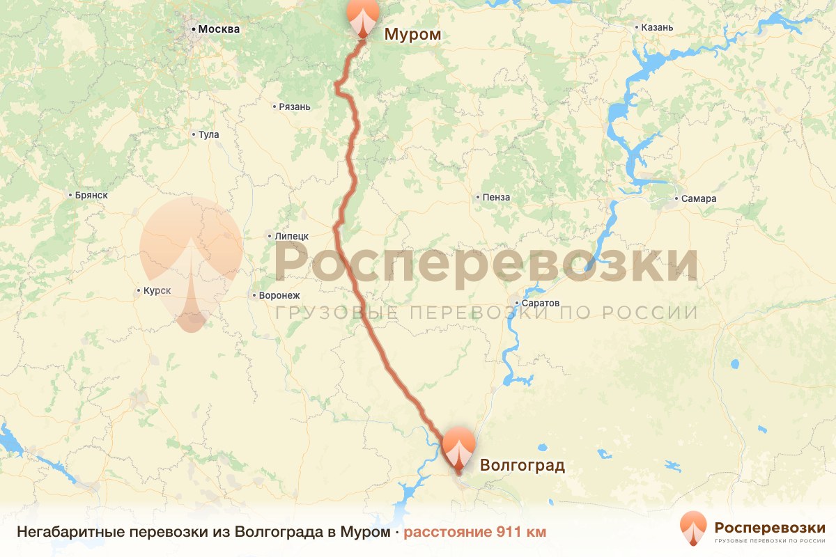 Негабарит Волгоград Муром
