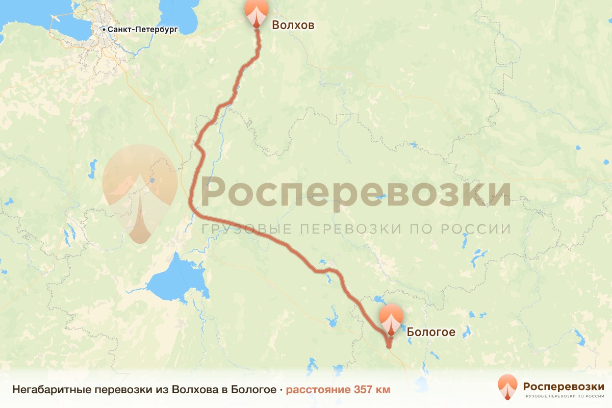 Негабарит Волхов Бологое