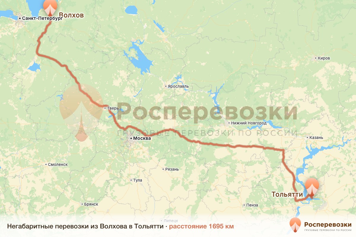 Негабарит Волхов Тольятти
