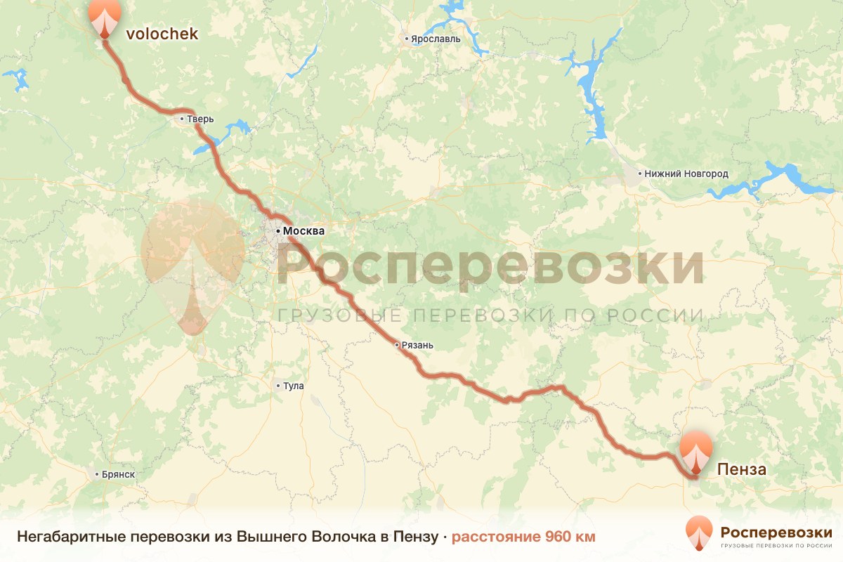Негабарит Вышний Волочёк Пенза