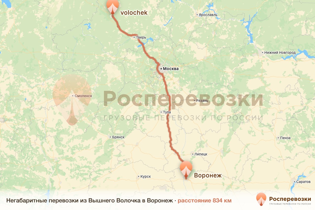 Негабарит Вышний Волочёк Воронеж