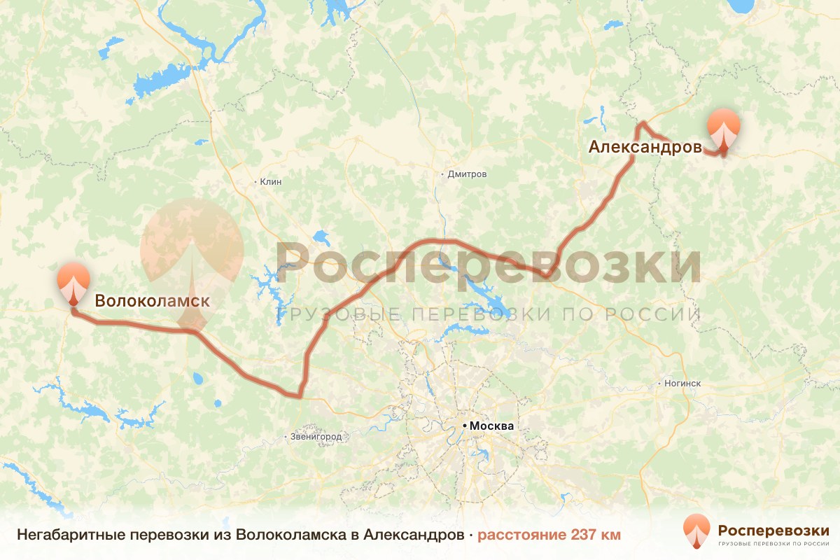 Негабарит Волоколамск Александров