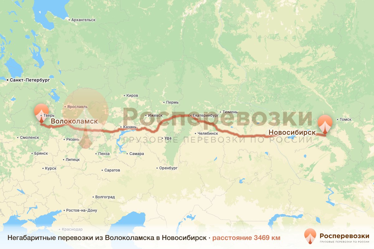 Негабарит Волоколамск Новосибирск