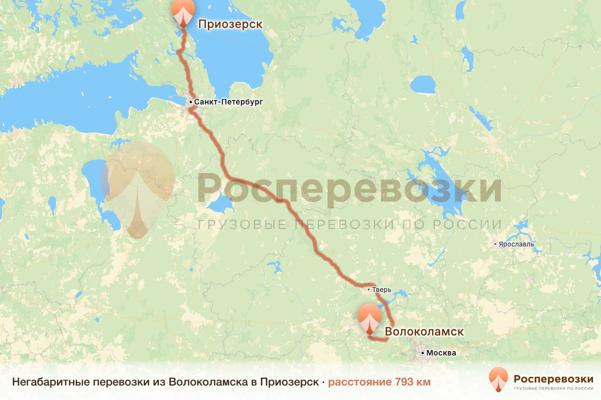Негабарит Волоколамск Приозерск