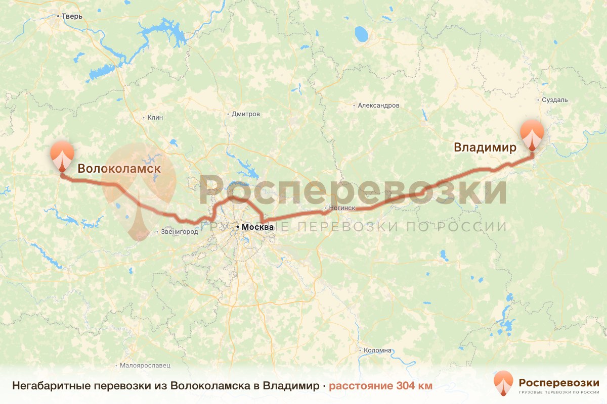 Негабарит Волоколамск Владимир