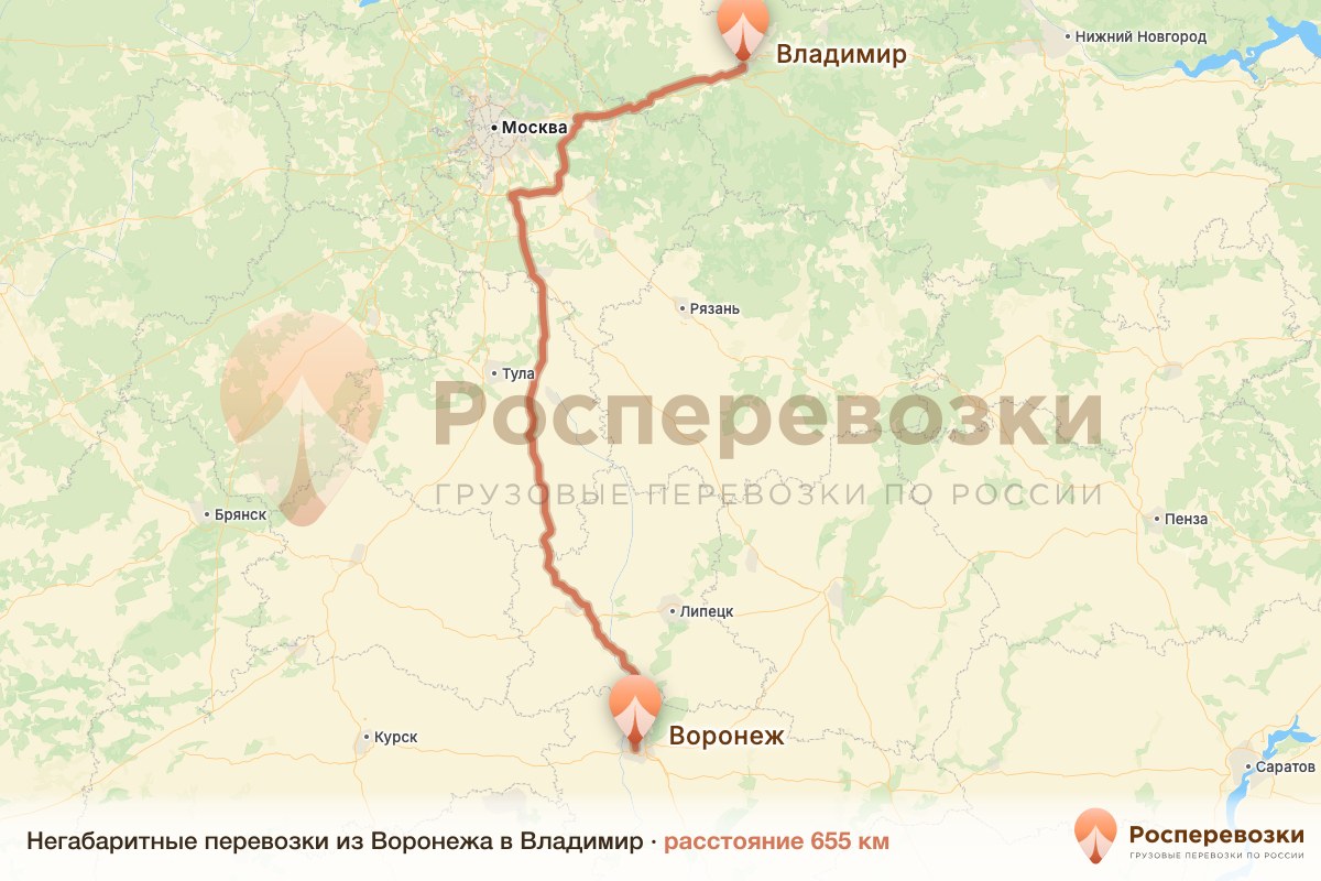 Негабарит Воронеж Владимир