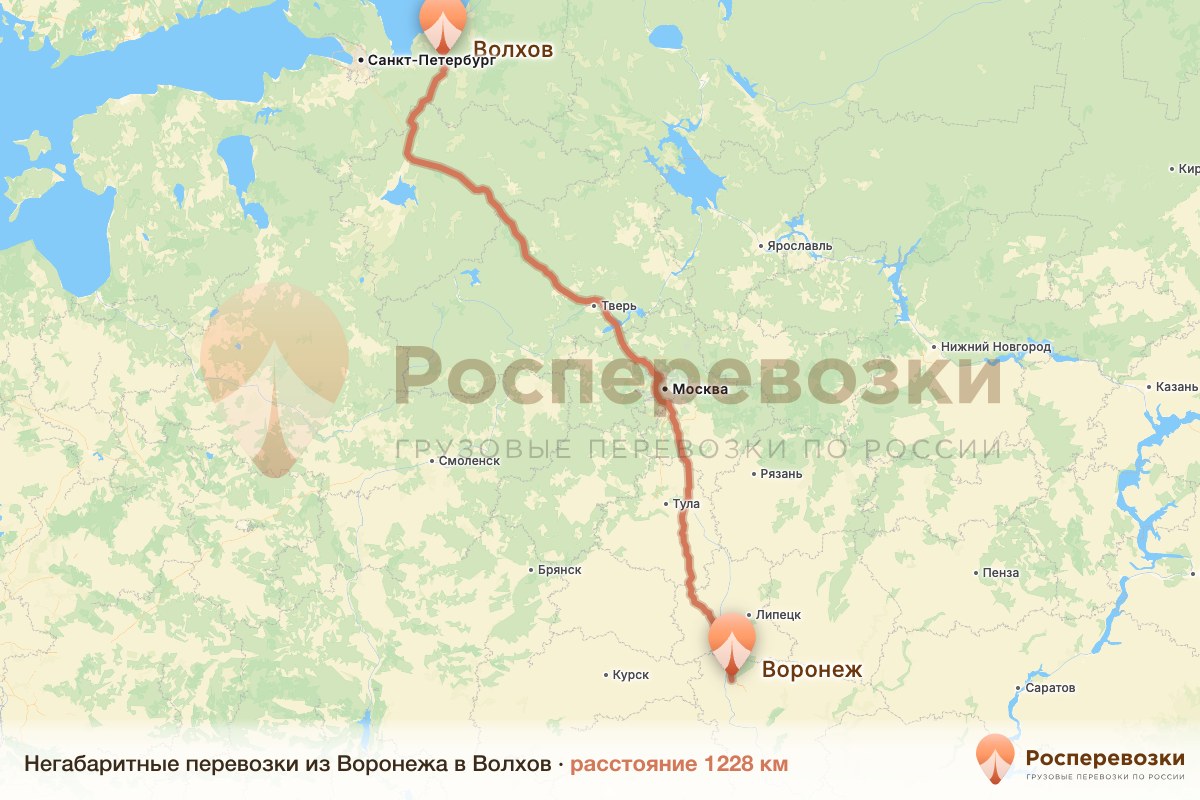 Негабарит Воронеж Волхов