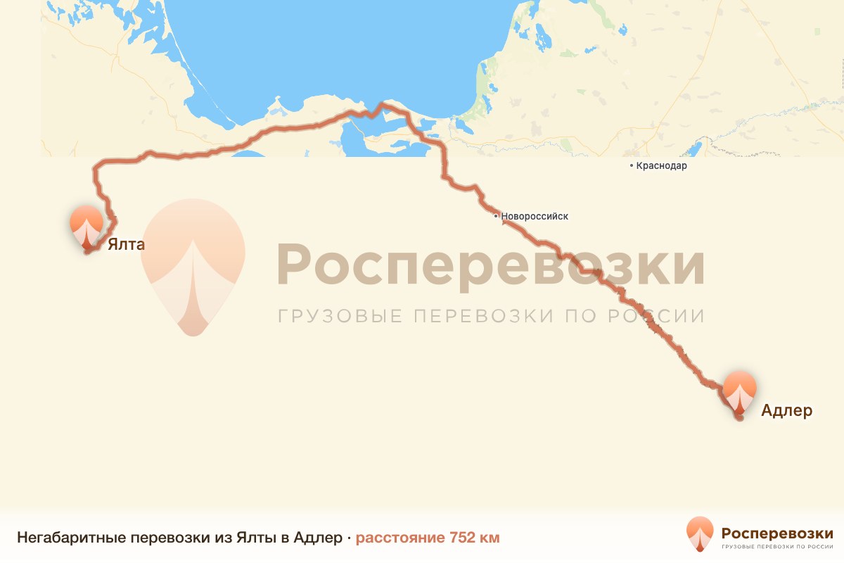 Негабарит Ялта Адлер