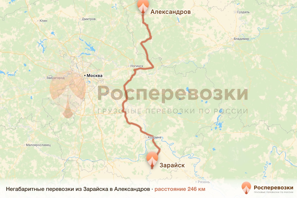 Негабарит Зарайск Александров