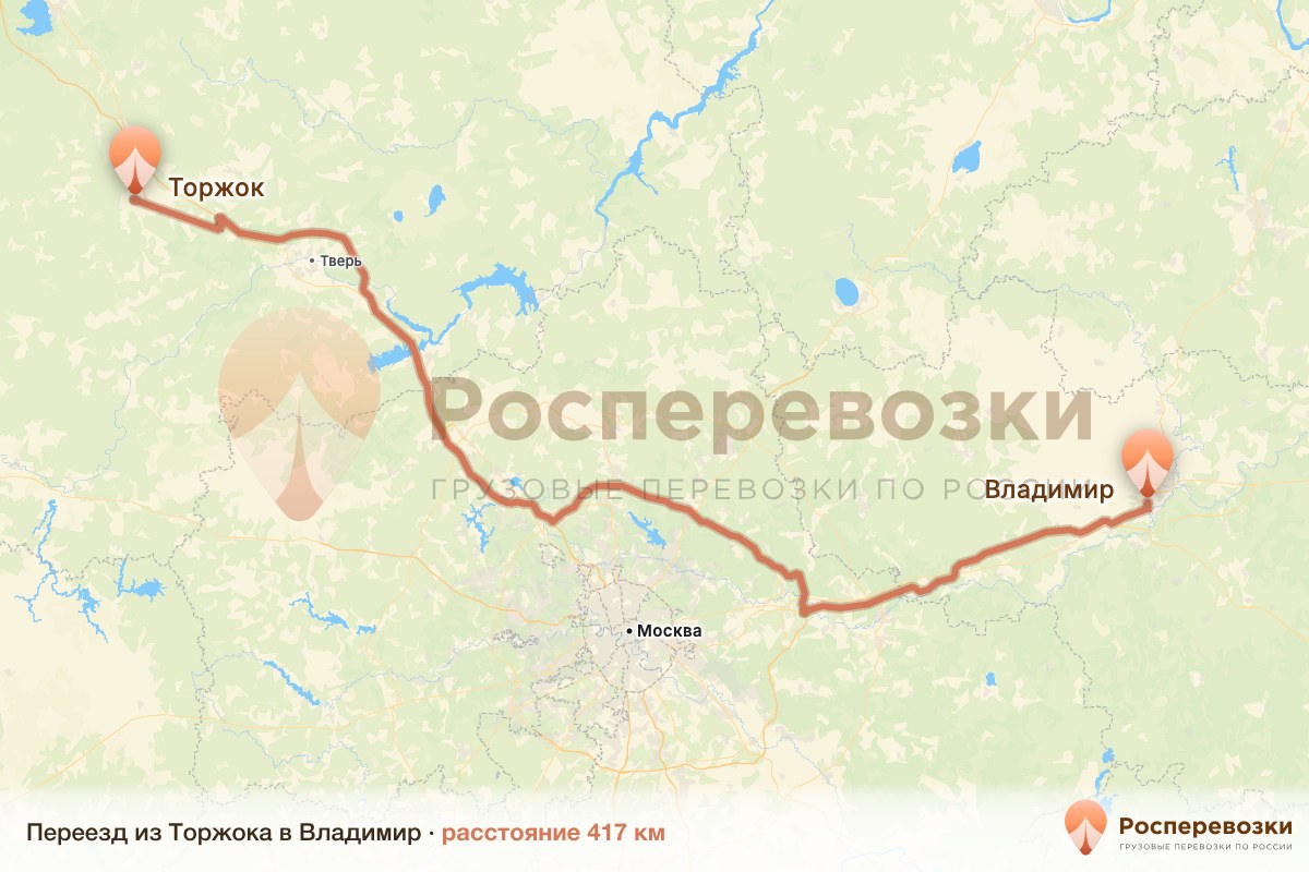 Переезд Торжок Владимир