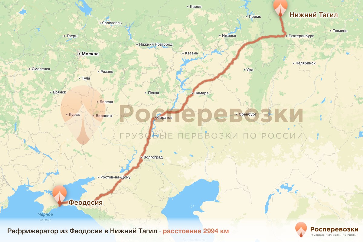 Рефрижератор Феодосия Нижний Тагил