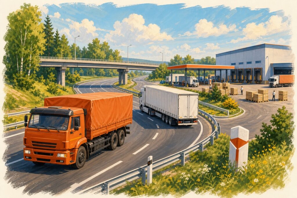 Грузоперевозки Москва — Санкт-Петербург: цена, сроки, маршрут 2026