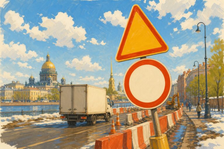 Зимний сезон ограничений: как долгосрочное строительство в Петербурге изменит логистику до конца марта