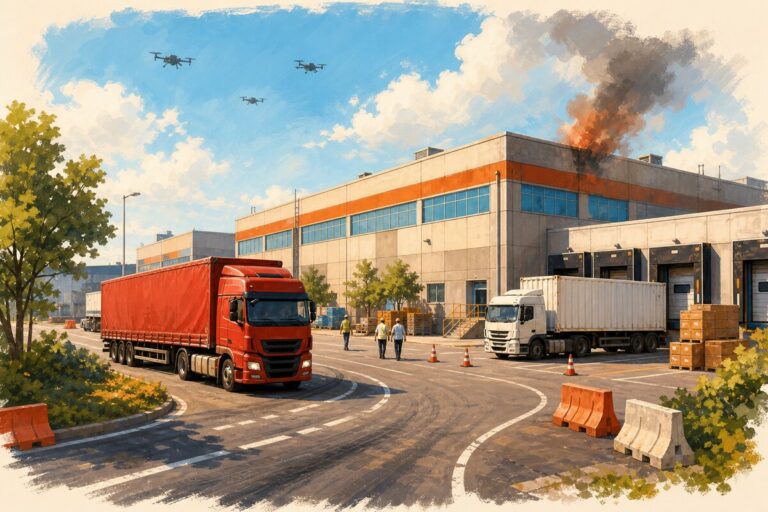 Под прицелом беспилотников: как атаки на логистические центры меняют карту грузоперевозок