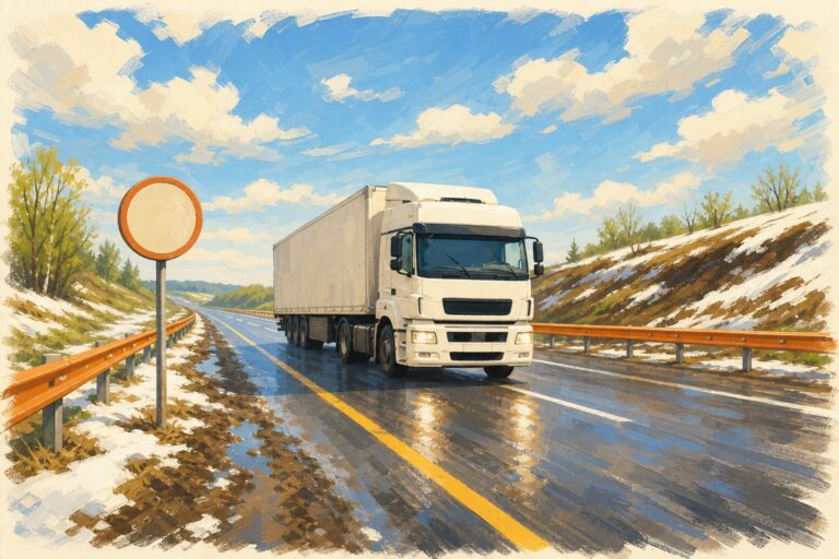Весенняя просушка дорог: как регионы готовятся к сезонным ограничениям для грузовиков