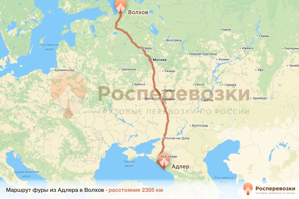 Фура Адлер Волхов