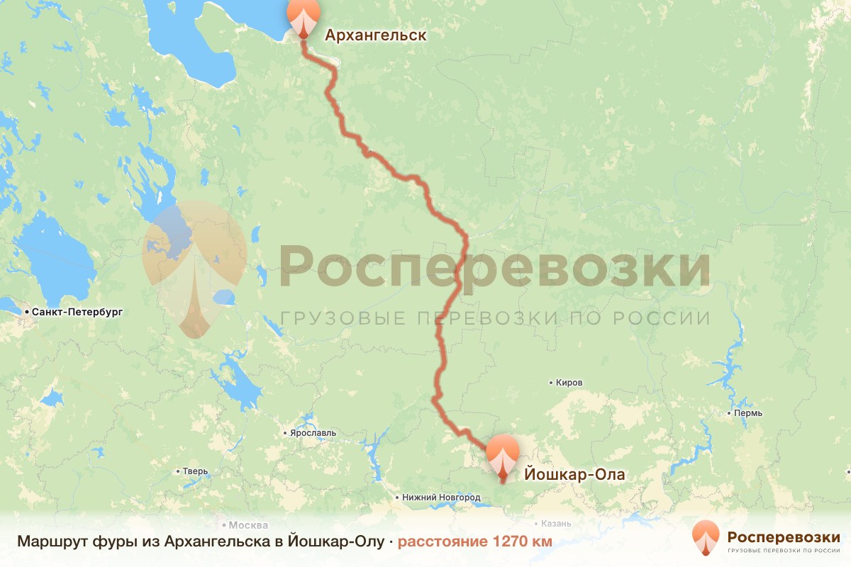 Фура Архангельск Йошкар-Ола