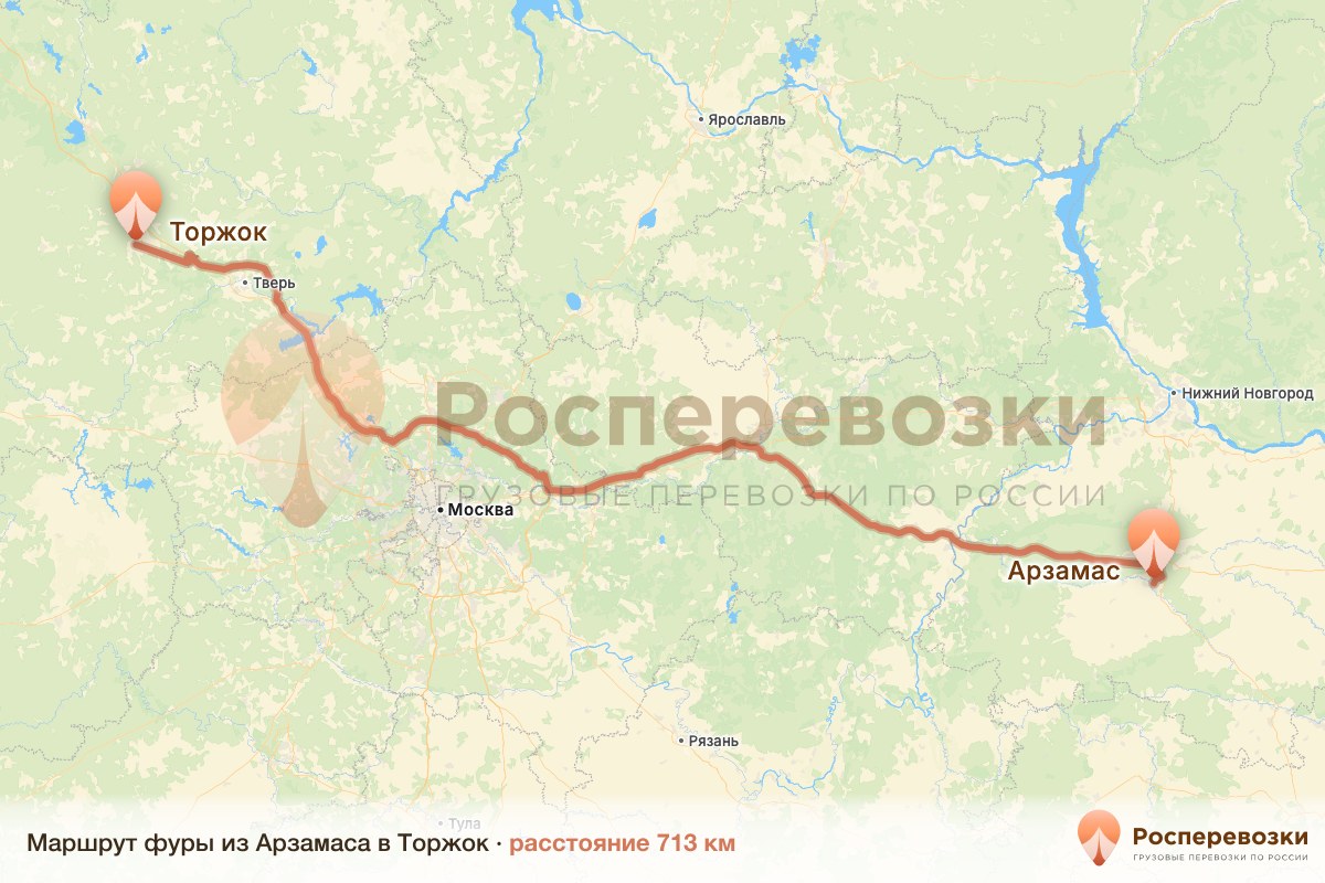 Фура Арзамас Торжок