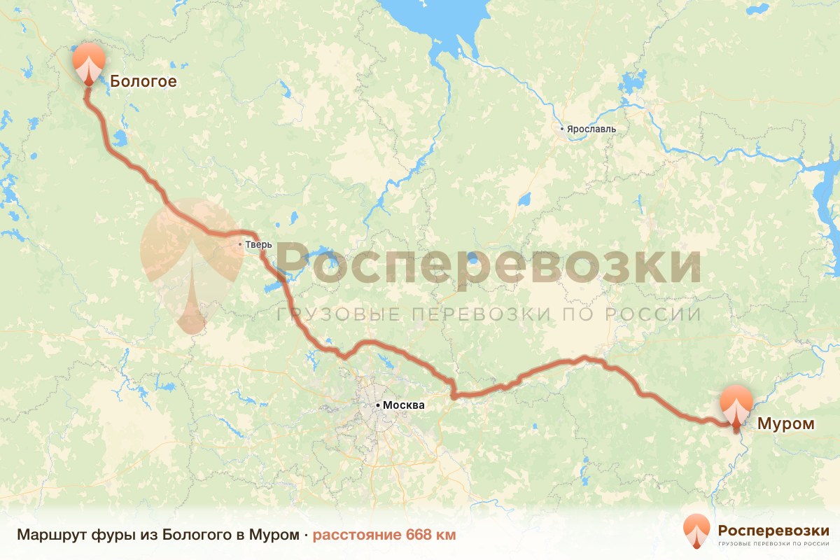 Фура Бологое Муром