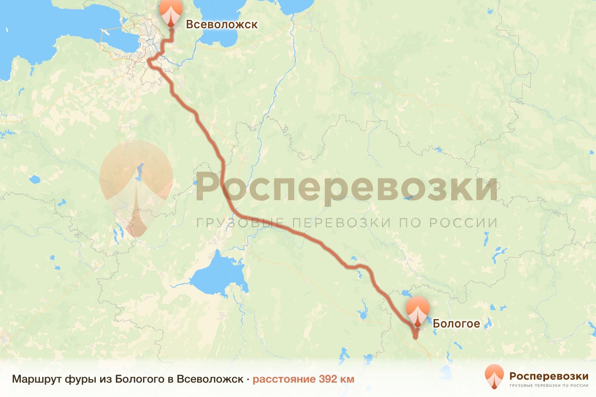 Фура Бологое Всеволожск