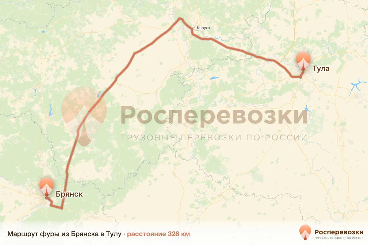 Фура Брянск Тула