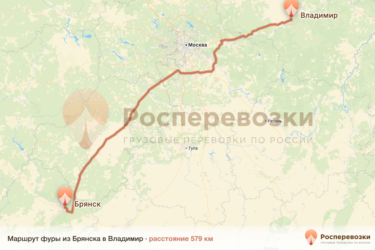 Фура Брянск Владимир