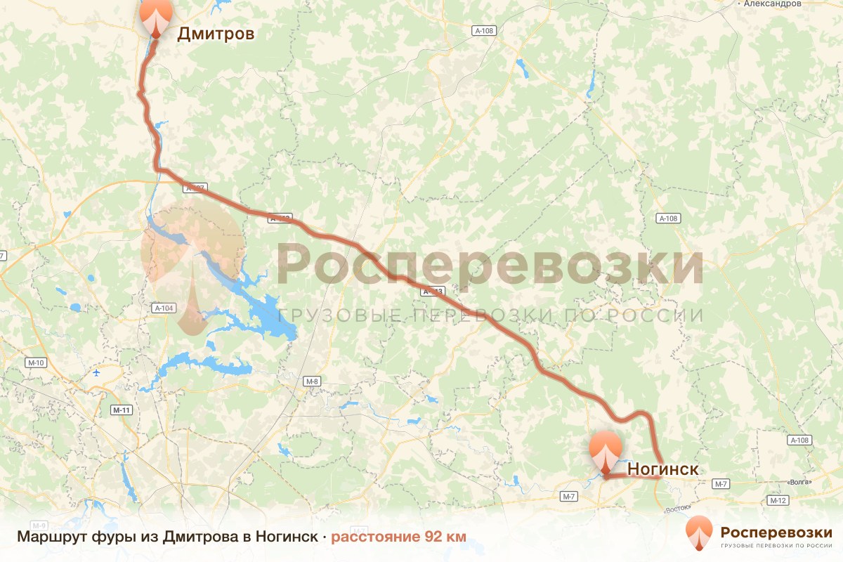 Фура Дмитров Ногинск