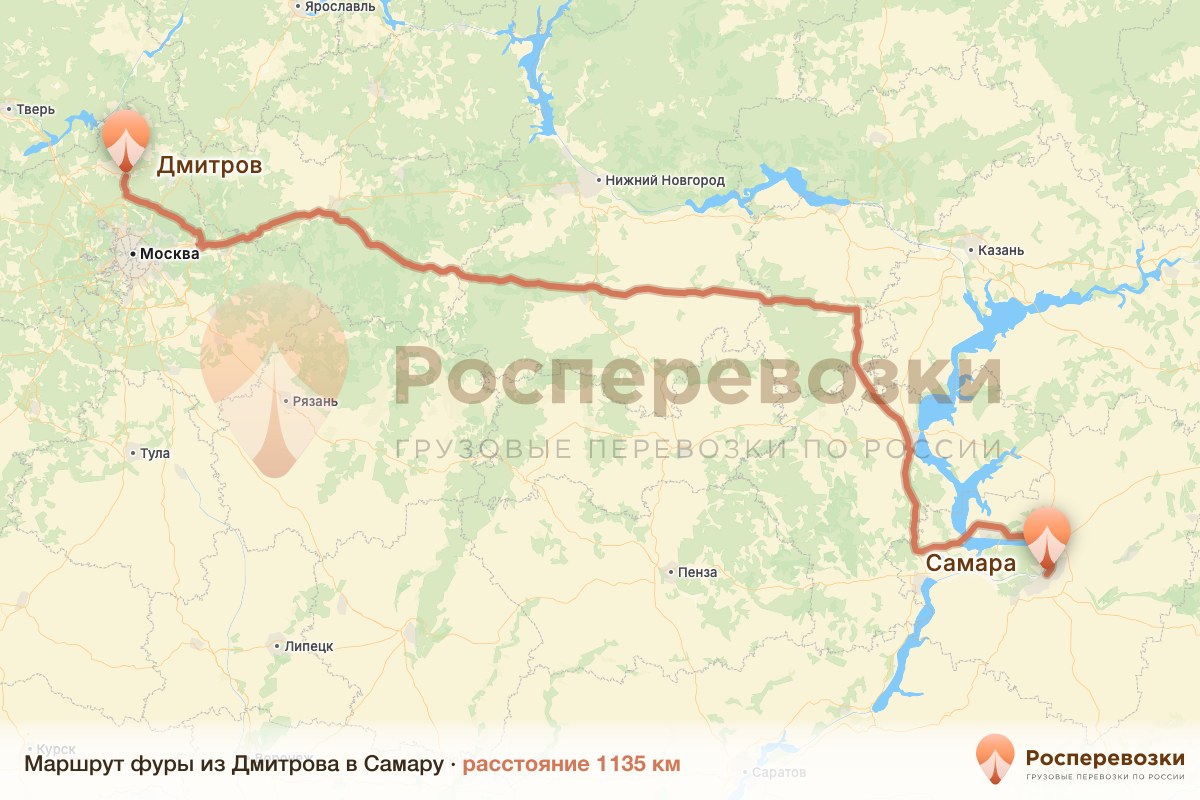 Фура Дмитров Самара