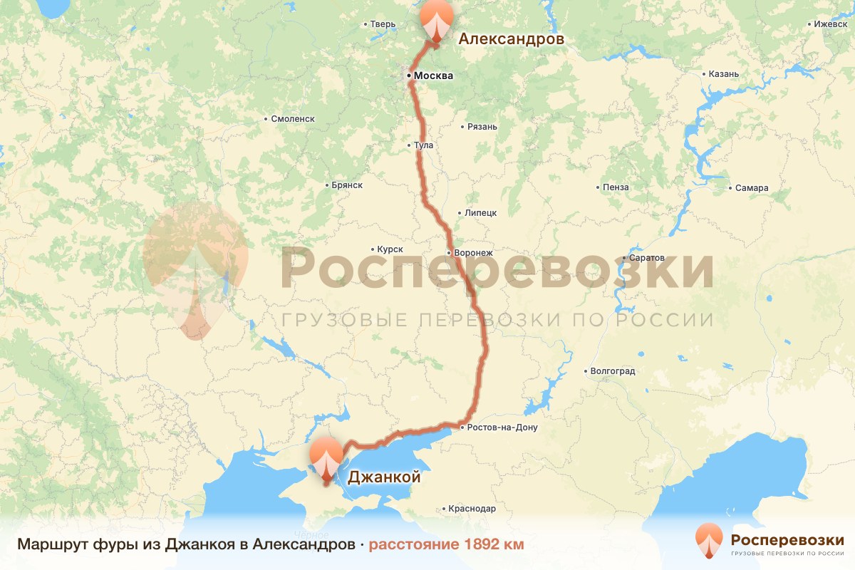 Фура Джанкой Александров