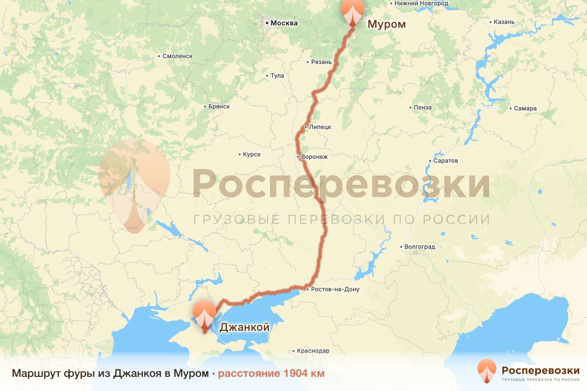 Фура Джанкой Муром