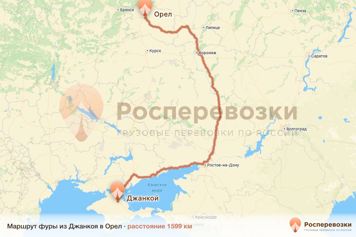Фура Джанкой Орел