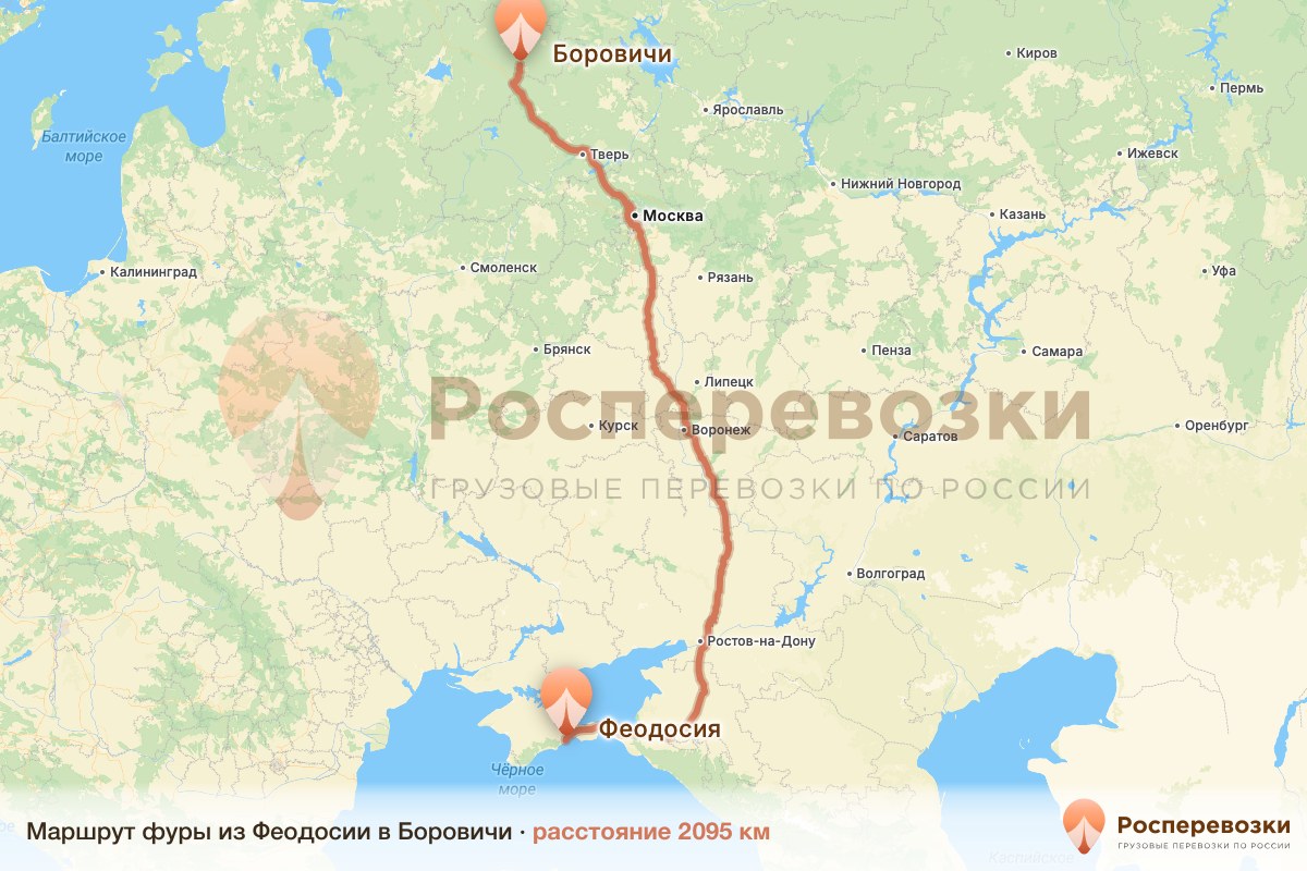 Фура Феодосия Боровичи