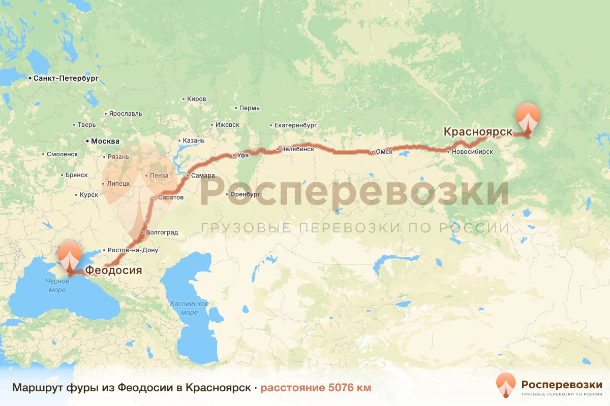 Фура Феодосия Красноярск