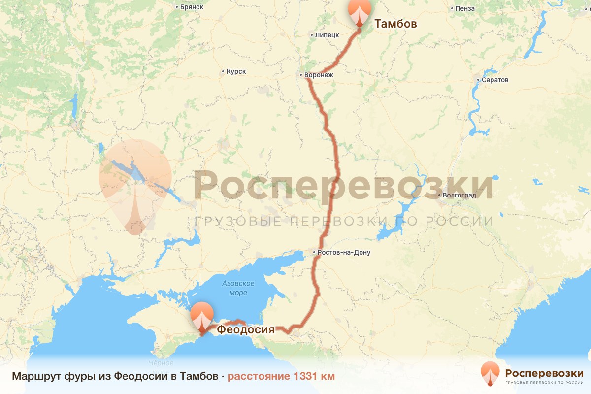 Фура Феодосия Тамбов
