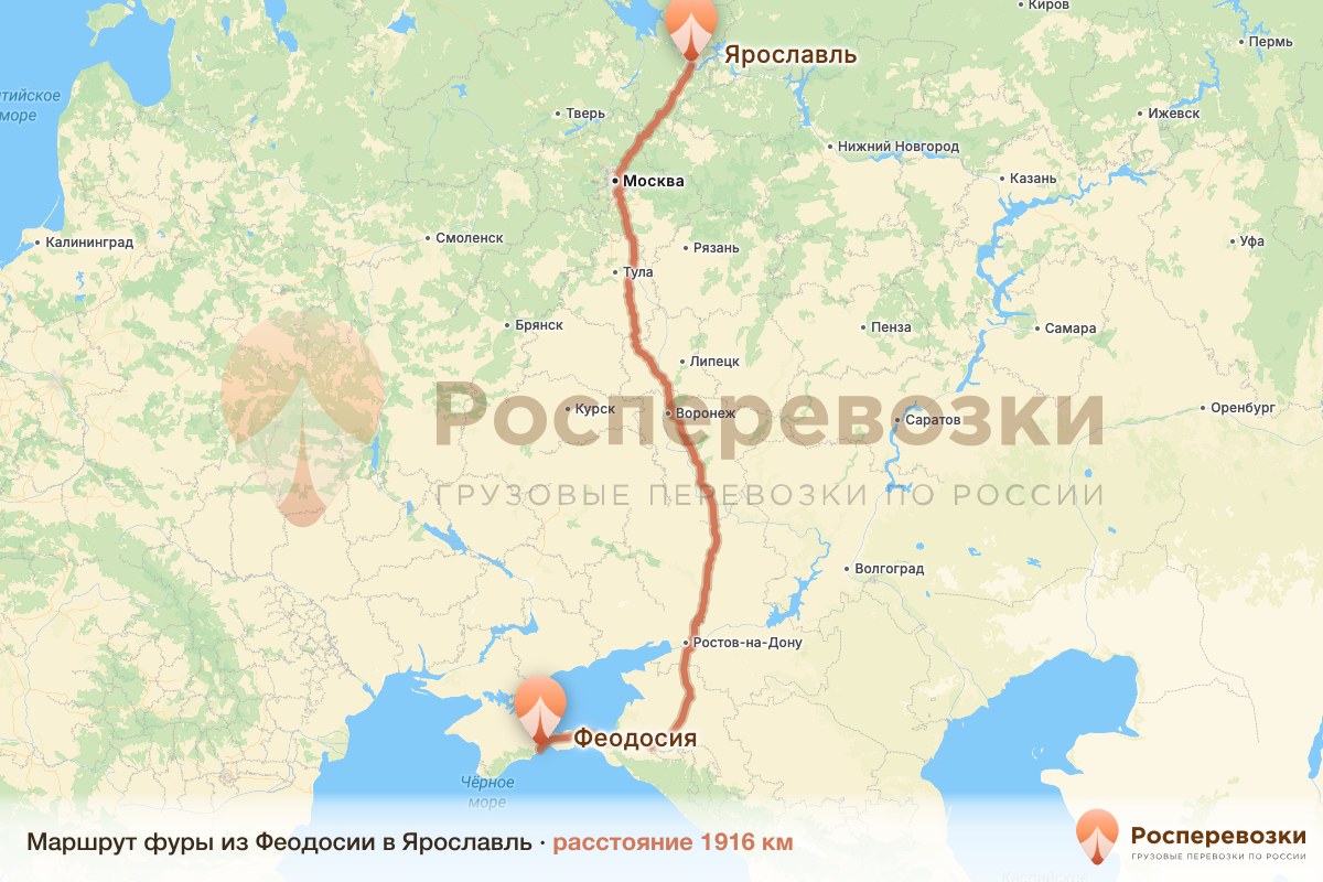 Фура Феодосия Ярославль