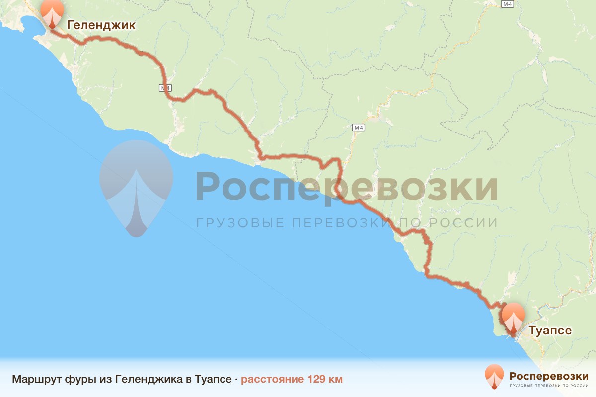 Фура Геленджик Туапсе