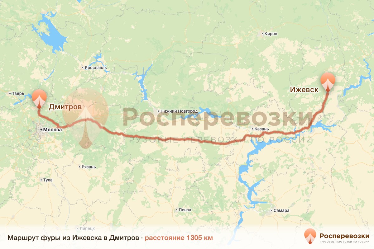 Фура Ижевск Дмитров
