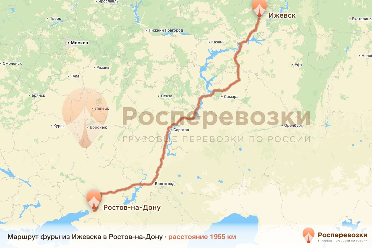 Фура Ижевск Ростов-на-Дону