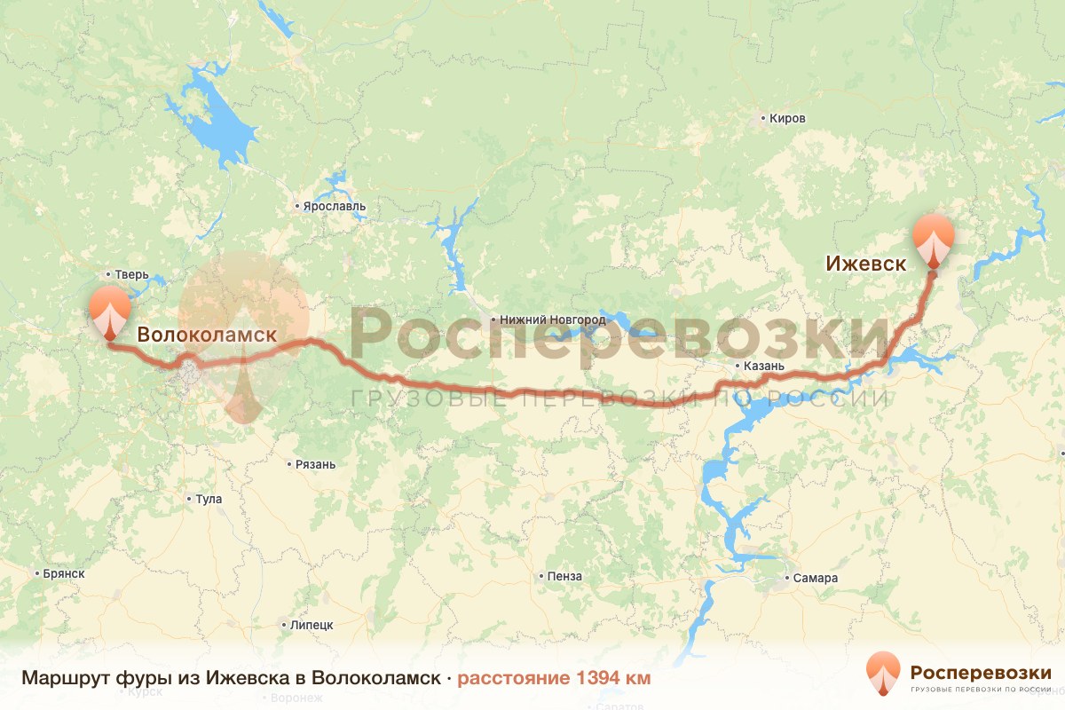 Фура Ижевск Волоколамск