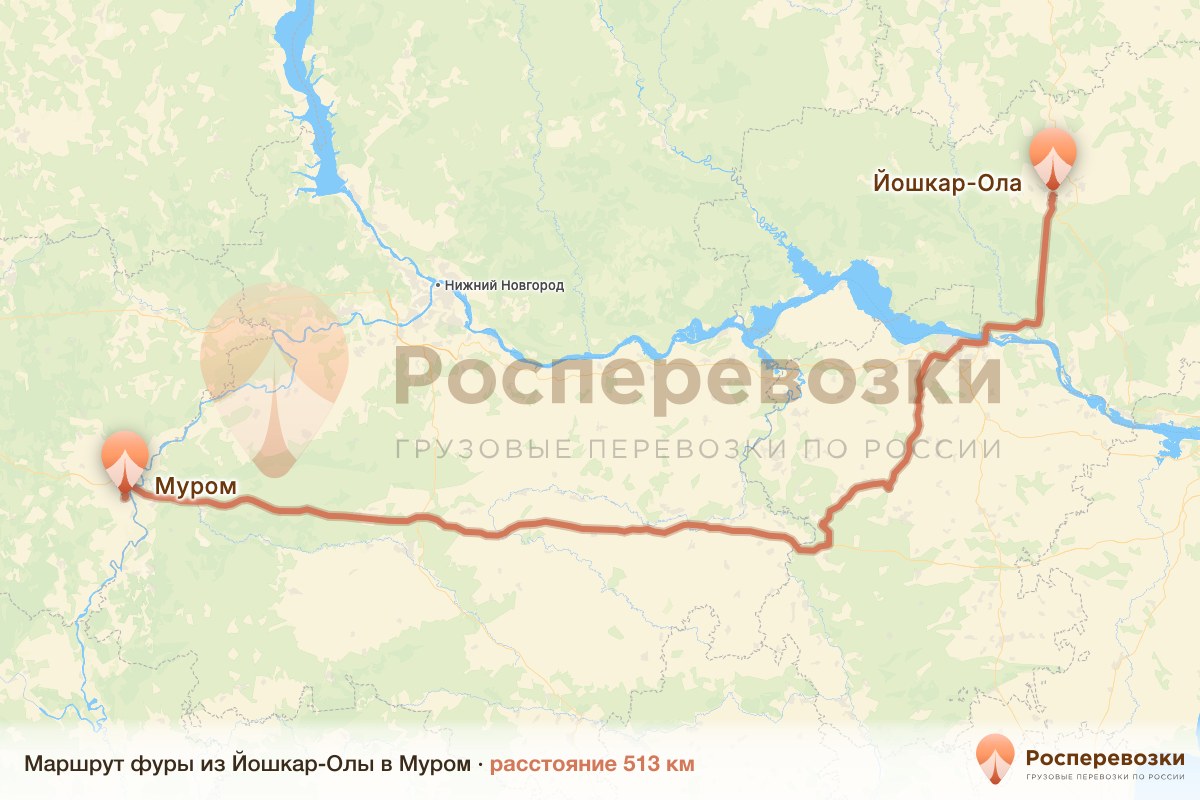 Фура Йошкар-Ола Муром