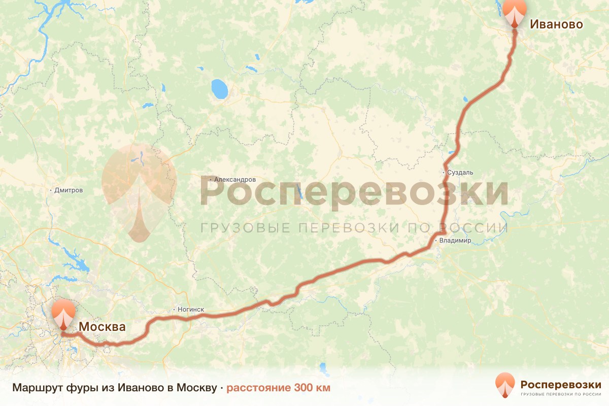 Фура Иваново Москва