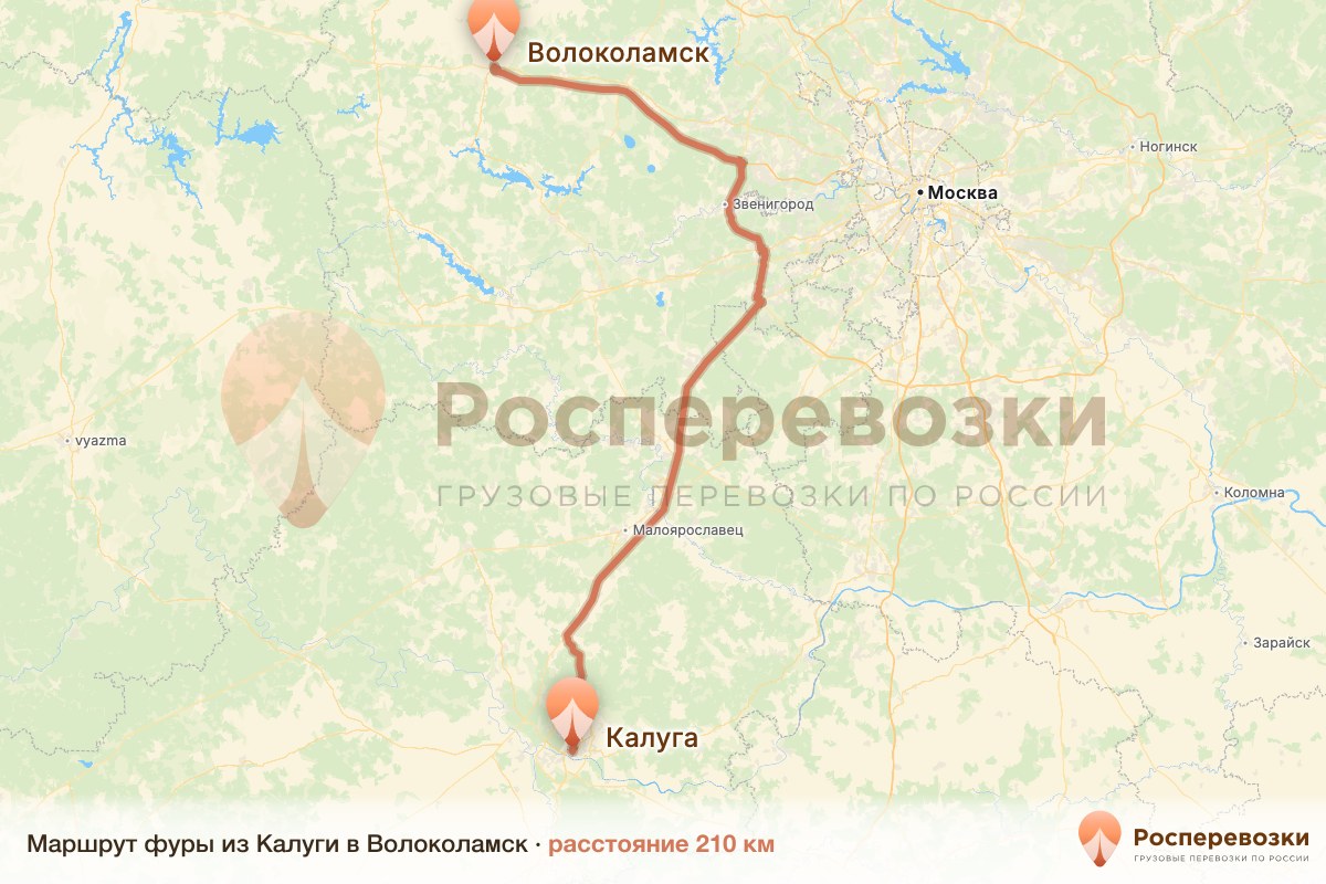 Фура Калуга Волоколамск