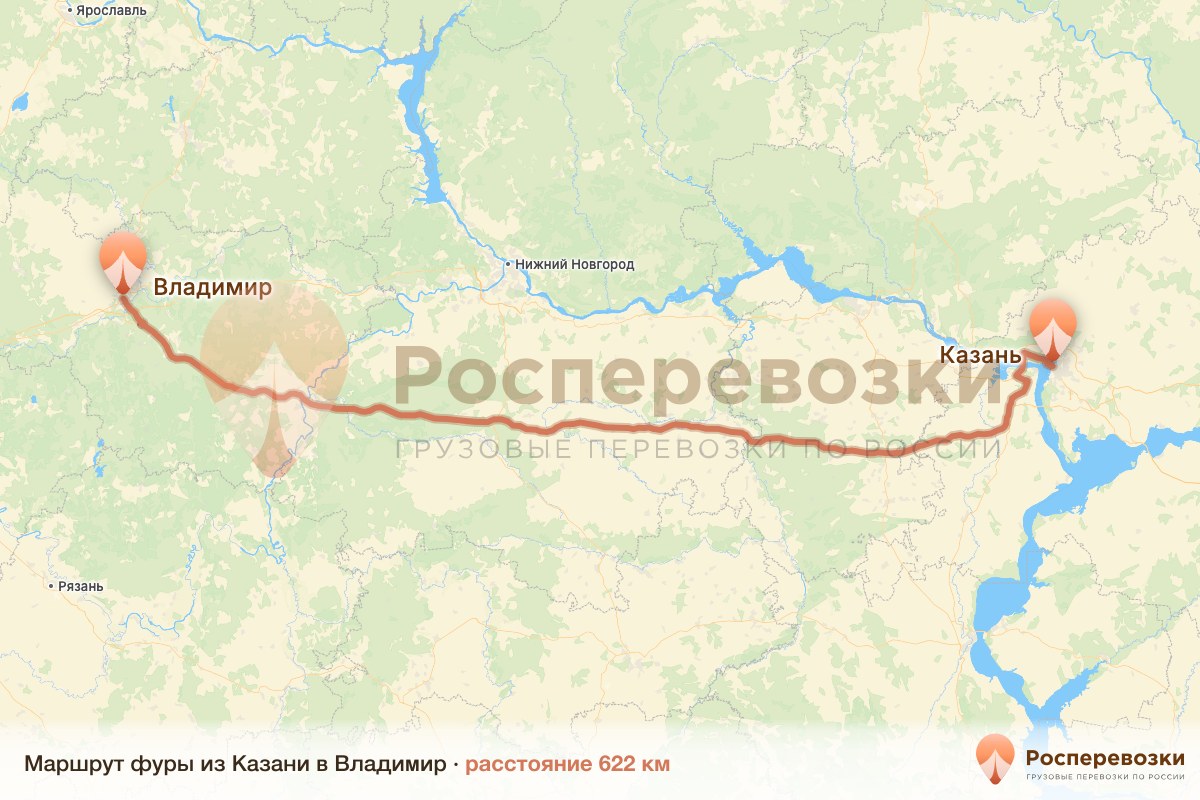 Фура Казань Владимир