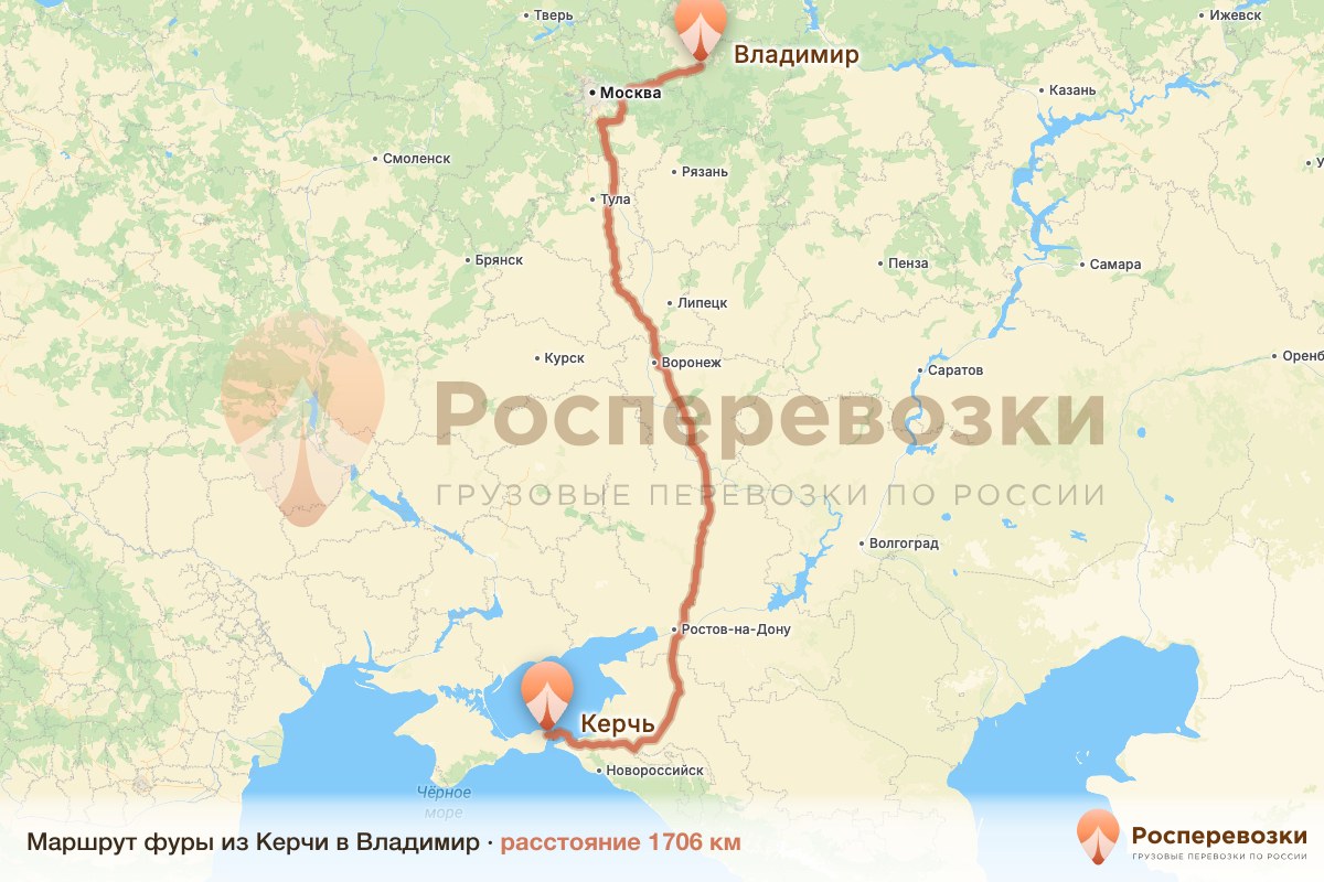 Фура Керчь Владимир