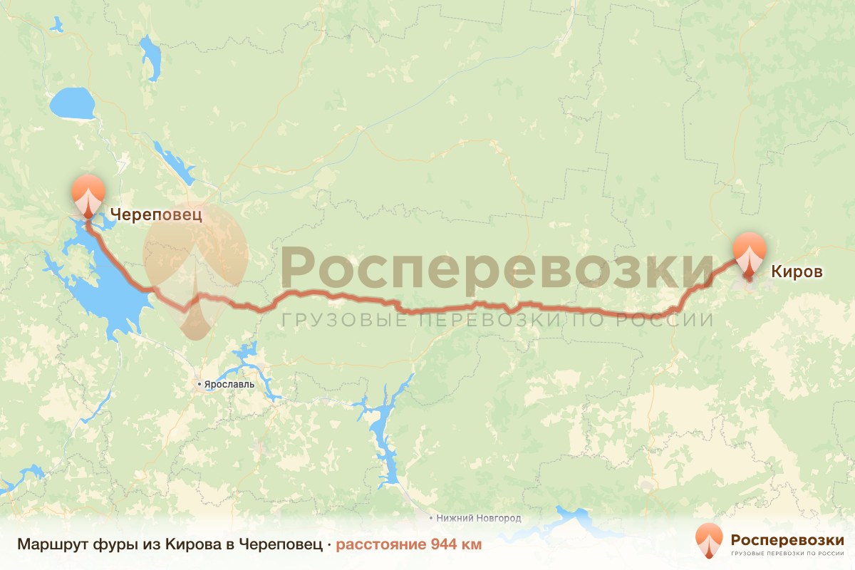 Фура Киров Череповец