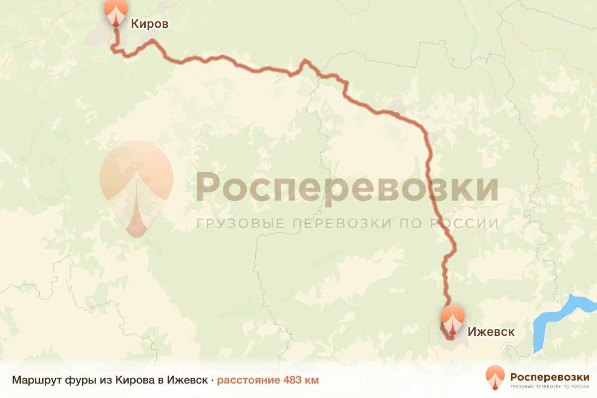Фура Киров Ижевск