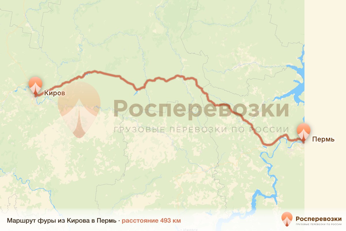 Фура Киров Пермь